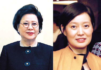 송영숙 한미약품그룹 회장(왼쪽)과 임주현 한미약품 사장[헤럴드DB]