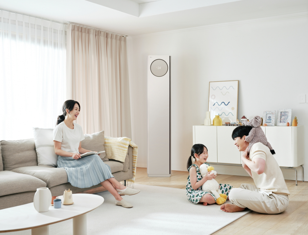 LG전자가 2024년형 ‘LG 휘센 오브제컬렉션 타워’ 에어컨 신제품을 출시했다. [LG전자 제공]