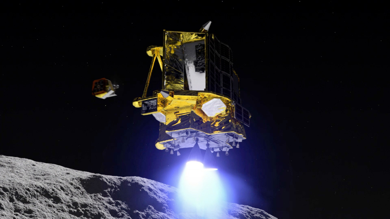 일본 달 탐사선 슬림 이미지 [JAXA]