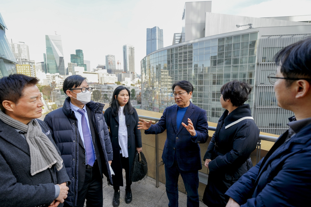 롯폰기 힐스 시찰[광주시 제공]