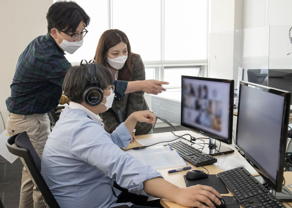 국내기업 중 유일하게 공채제도를 유지하고 있는 삼성전자의 GSAT(직무적성검사) 예비점검 모습.[삼성전자 제공]