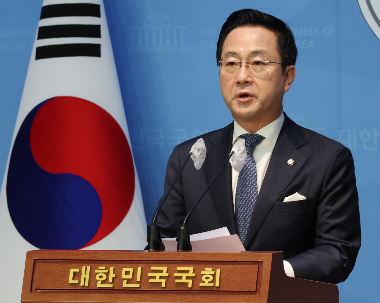 박성준 더불어민주당 대변인. [연합]