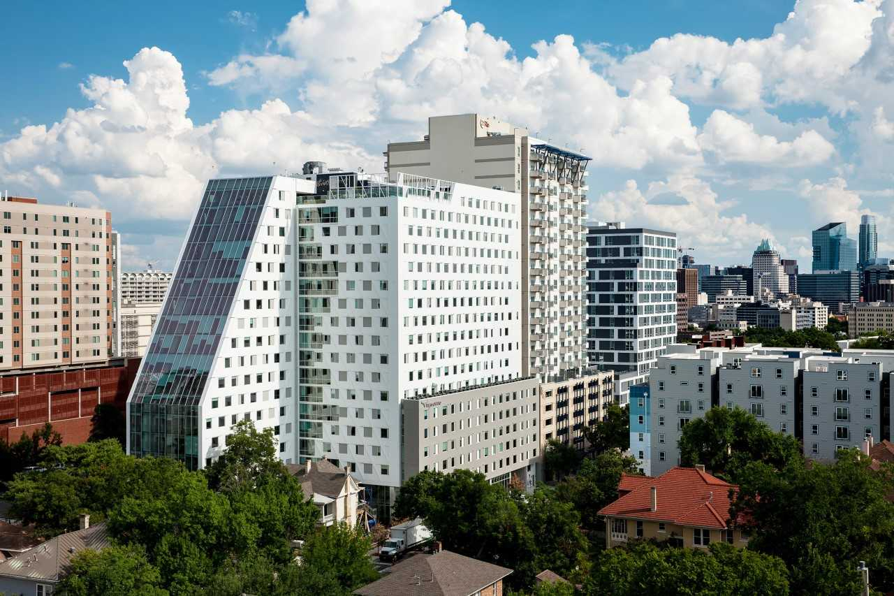 Koramco Asset Management acquired a student dormitory, Villas on Rio, located within the University of Texas campus in Austin, through a joint partnership in October 2021. (Koramco Asset Management)