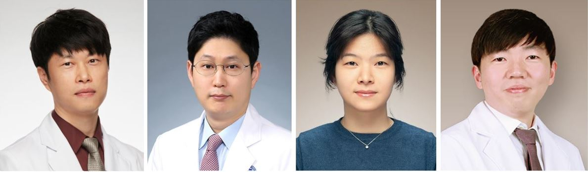 이승태 연세대학교 의과대학 진단검사의학교실 교수(왼쪽부터), 이정윤 연세암병원 부인암센터 교수, 김유나 강사, 허진호 국민건강보험 일산병원 진단검사의학과 전임의. [세브란스병원 제공]