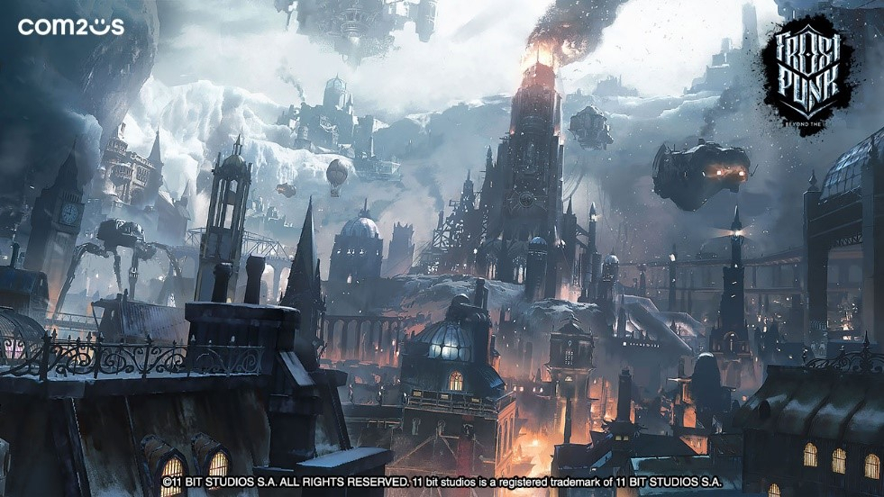 ‘프로스트펑크: 비욘드 더 아이스(FrostPunk: Beyond the Ice)’ 포스터. [컴투스 제공]