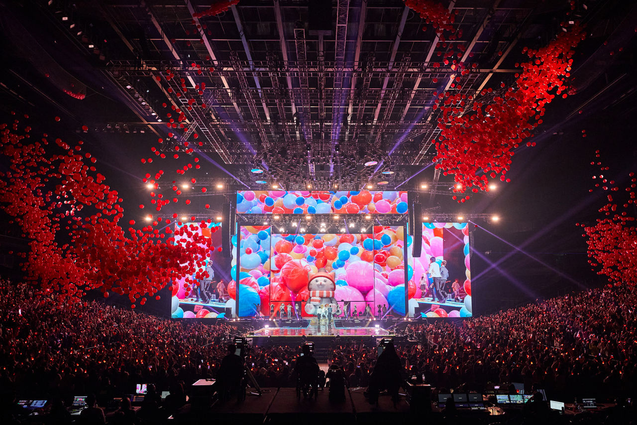 인스파이어 아레나에서 연 동방신기 콘서트 [SM엔터테인먼트 제공]