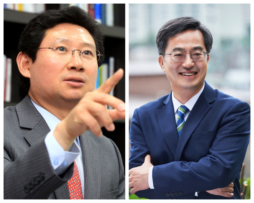 왼쪽 이상일 용인특례시장, 오른쪽 김동연 경기지사.