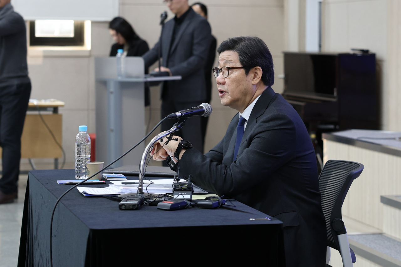 노연홍 제약바이오협회장이 30일 신년 기자간담회에서 발언하는 모습[제약바이오협회 제공]