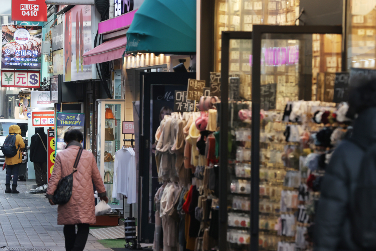 서울 남대문시장의 한 거리.[연합]