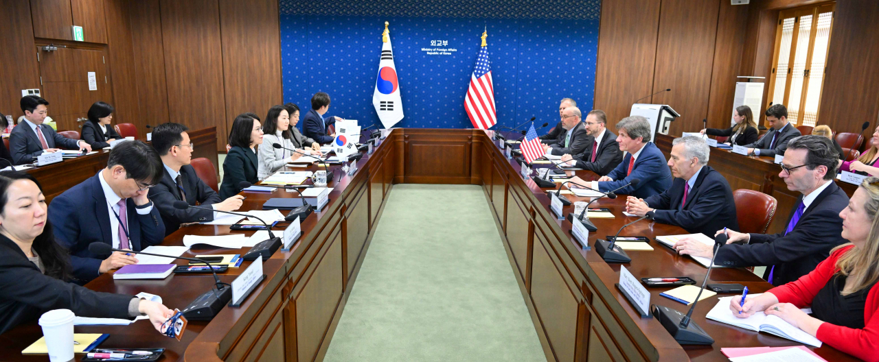 강인선 외교부 2차관은 31일 오후 서울에서 호세 페르난데즈 미 국무부 경제차관과 제8차 한미 고위급 경제협의회(SED)를 공동 주재했다. [외교부 제공]