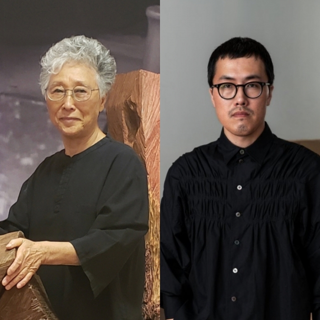 작가 김윤신(왼쪽)·이강승 [국제갤러리·갤러리현대 제공]