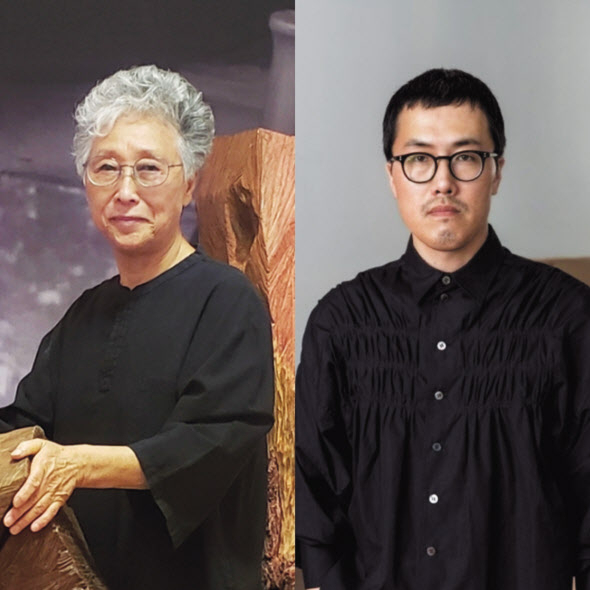 작가 김윤신(왼쪽)·이강승 [국제갤러리·갤러리현대 제공]