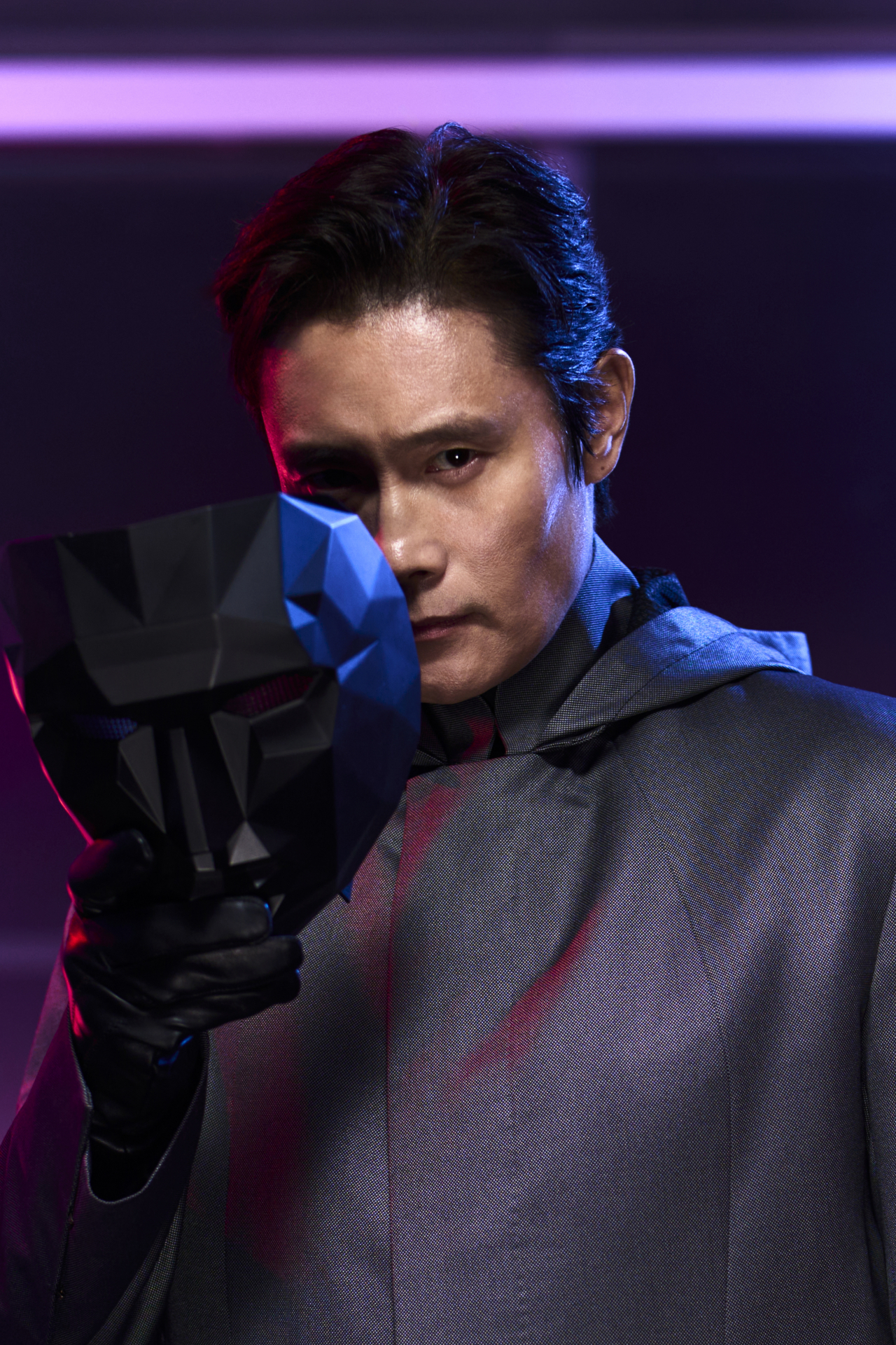 Poster for "Squid Game Season 2" featuring Lee Byung-hun (Netflix)