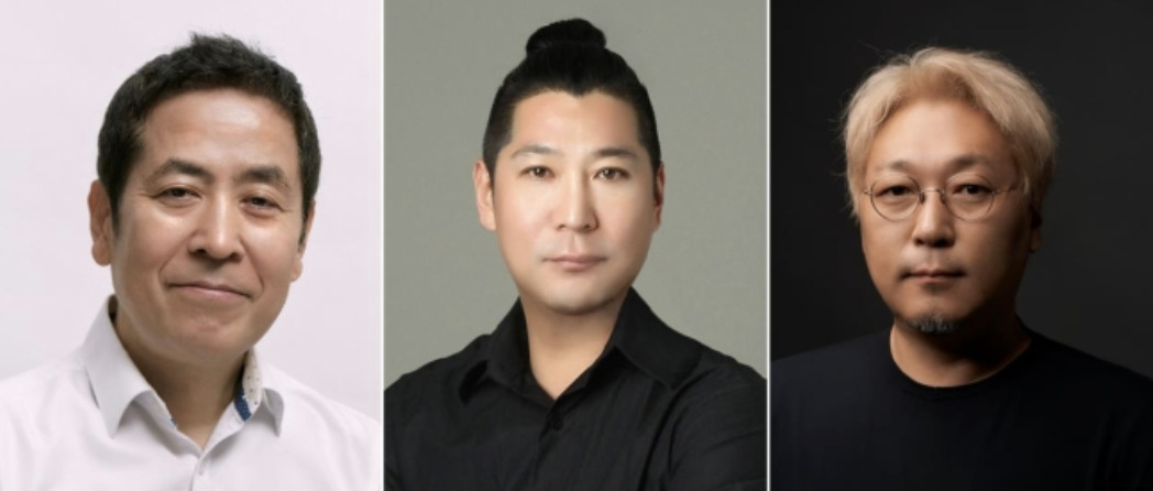 왼쪽부터 박동우 홍익대 공연예술대학원 교수, 송재성 감독, 구병준 감독 [한국문화재재단 제공]