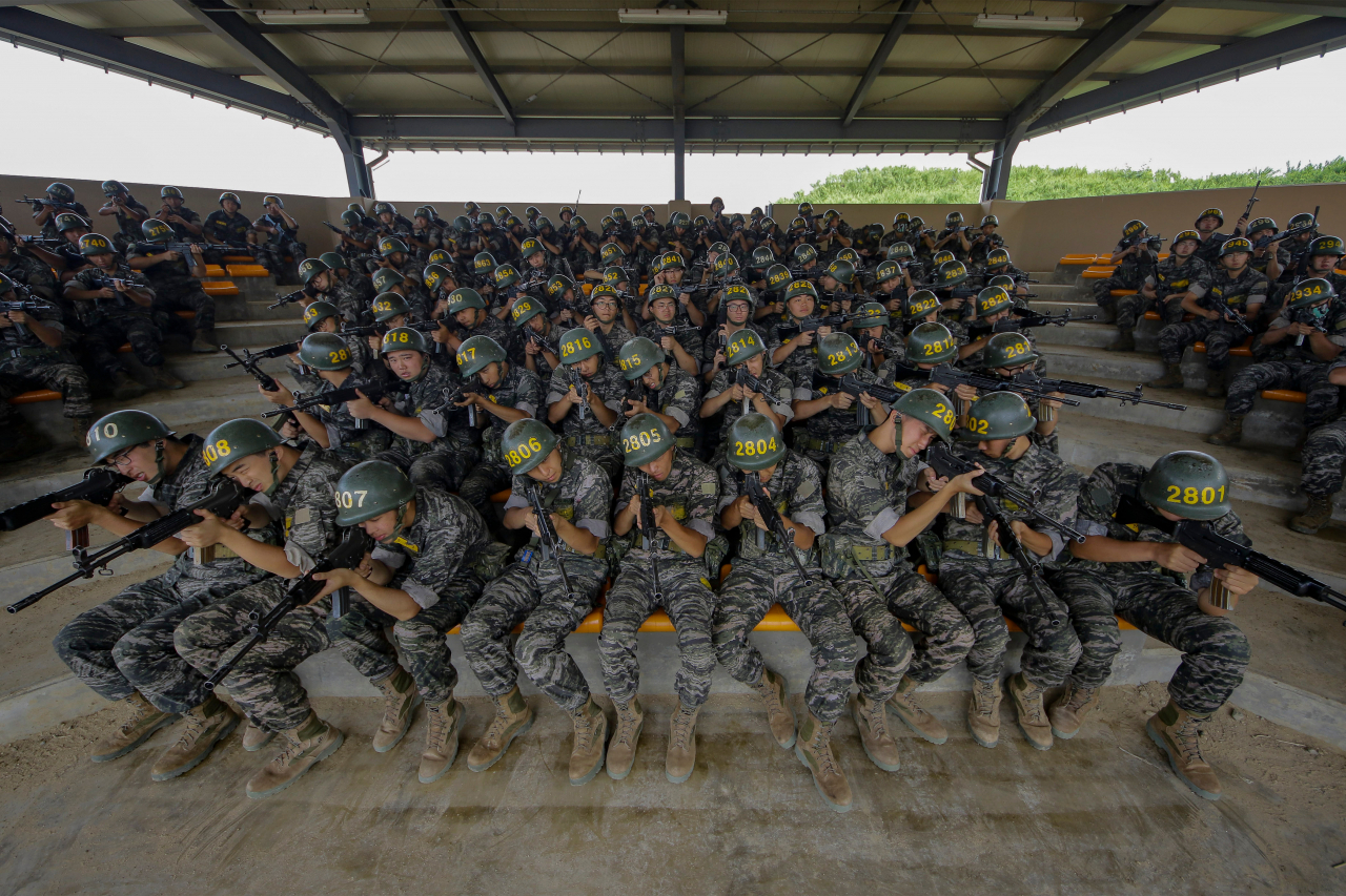 Able-bodied men in South Korea are required to serve in the military for 1 1/2 years or longer. (123rf)