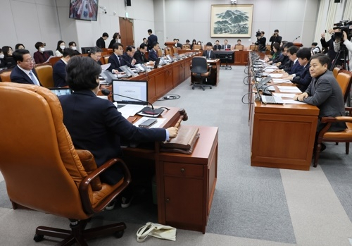 국회 정개특위 전체 회의. [사진 연합뉴스]