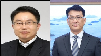 왼쪽부터 양충모 감사위원장, 김성규 전북콘텐츠융합진흥원장[전북특별자치도 제공]