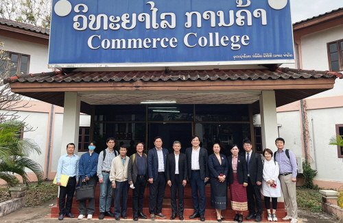 라오스 산업통상대학교(Commerce College) 방문 및 관계자 면담(국민대 제공)