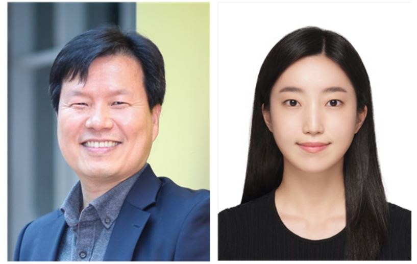 이번 연구를 수행한 허원도(왼쪽) 교수와 유정혜 박사과정생.[KAIST 제공]