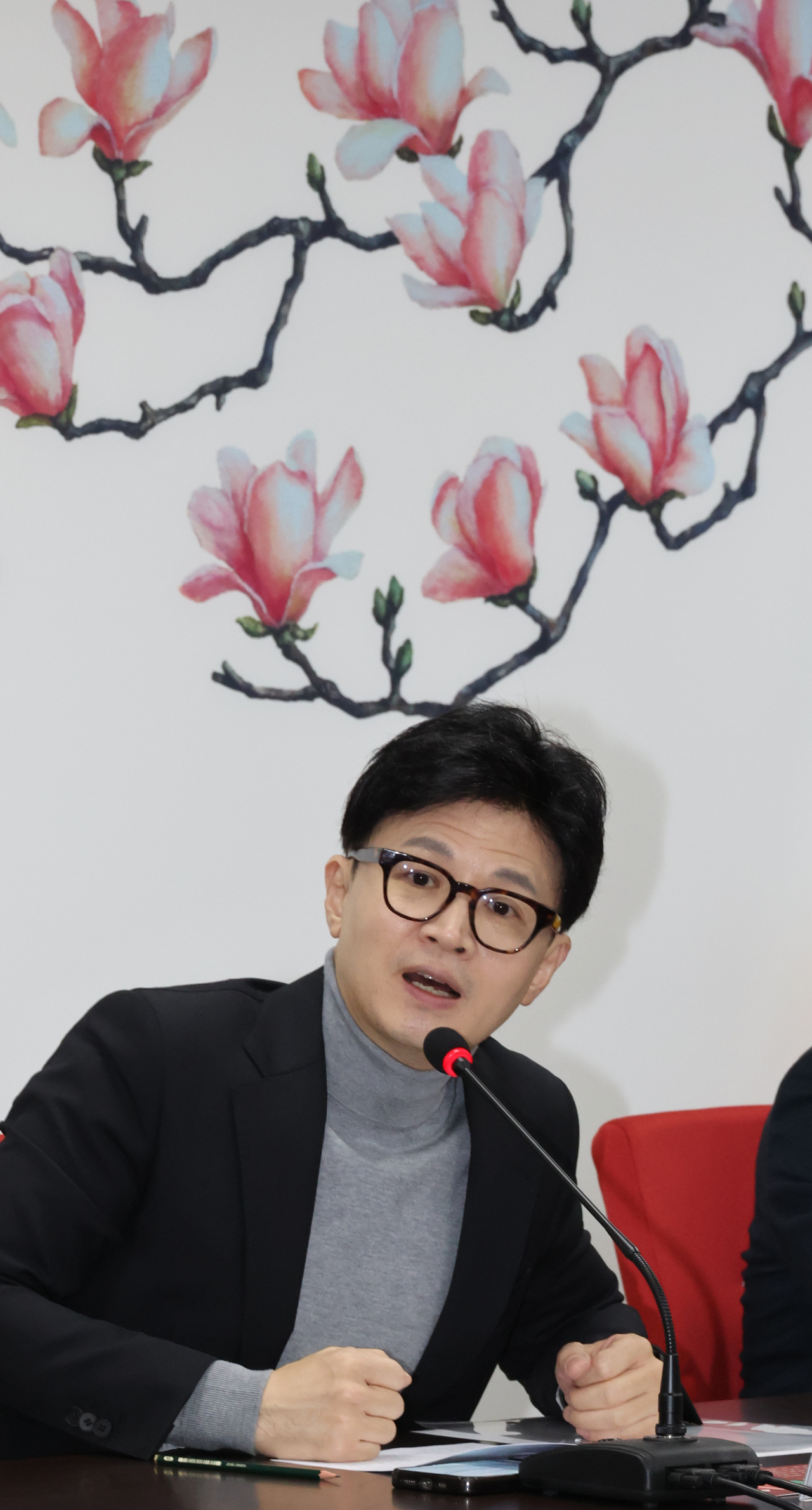 한동훈 국민의힘 비상대책위원장이 8일 여의도 당사에서 비대위 회의를 하고 있다. [연합]