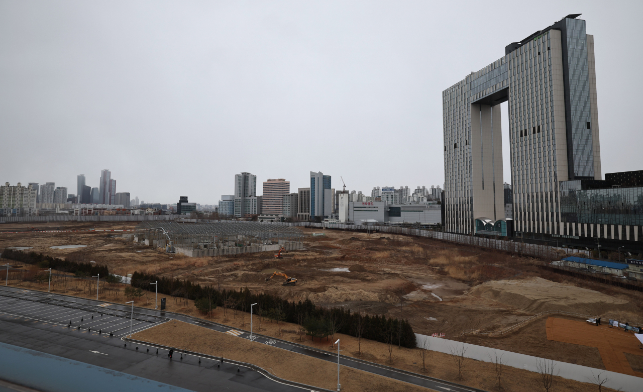 용산국제업무지구가 들어설 서울 용산정비창 부지 전경.[연합]