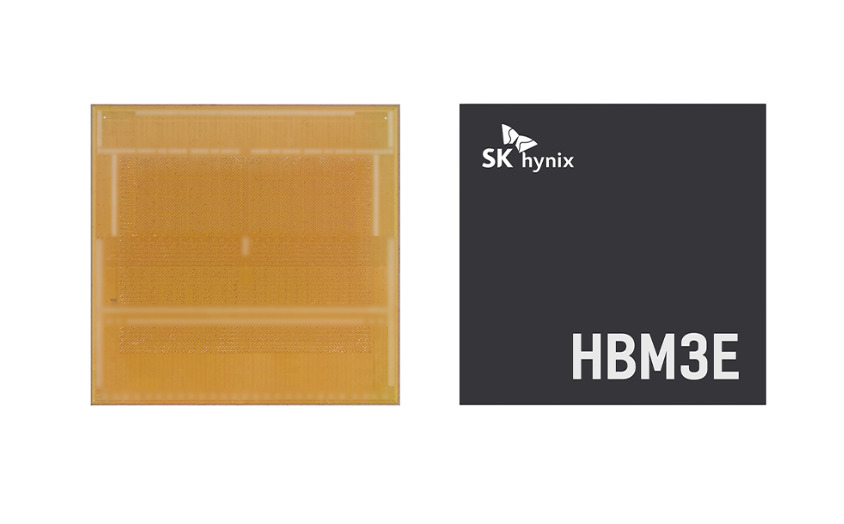 SK하이닉스의 HBM3 D램. [SK하이닉스 제공]