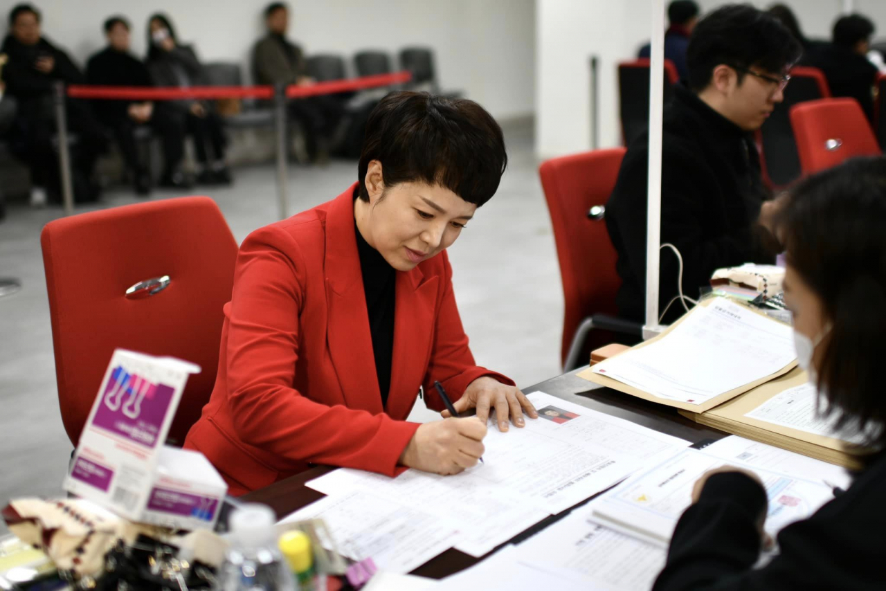 김은혜 국민의힘 국회의원 경기 성남 분당을 예비후보. [김은혜 페이스북]