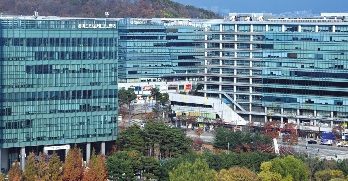 중소·스타트업이 밀집한 경기 성남시 판교 지역 일대 임세준 기자