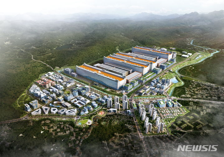 용인 반도체클러스터 일반산업단지 조감도 [뉴시스]