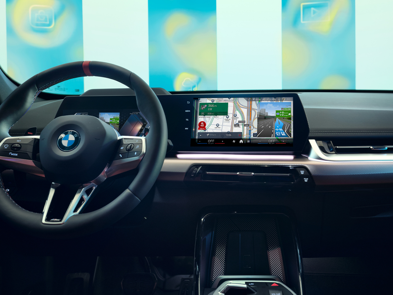 BMW가 티맵과 공동개발한 'BMW 한국형 내비게이션'을 탑재한 차량 자료사진. [BMW 그룹 코리아 제공]