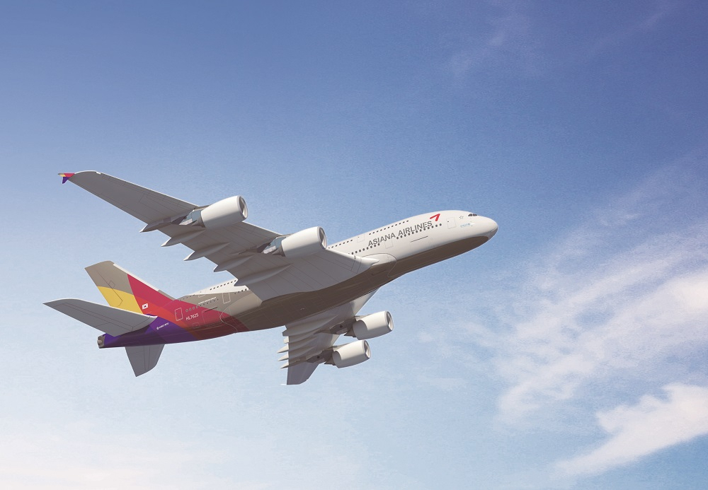 아시아나 A380 항공기. [아시아나항공 제공]