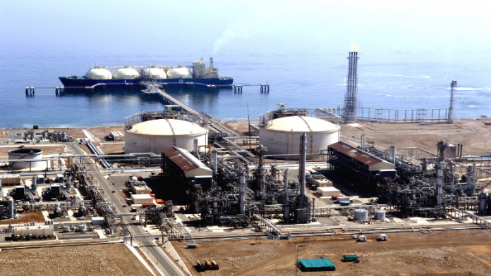 오만 LNG 플랜트 전경 [한국가스공사 제공]