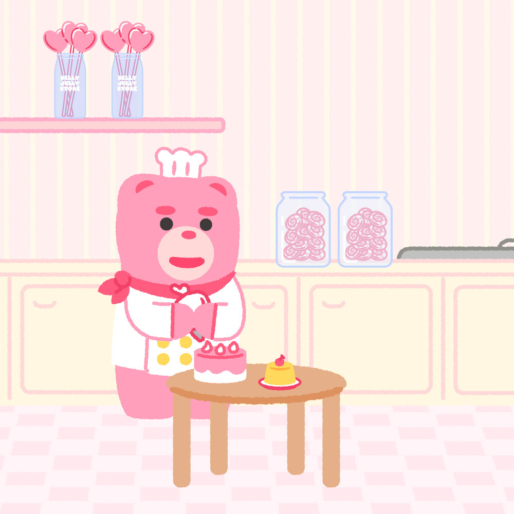가끔은 벨리곰의 가정적인 면모도 볼 수 있다. [롯데홈쇼핑 제공]