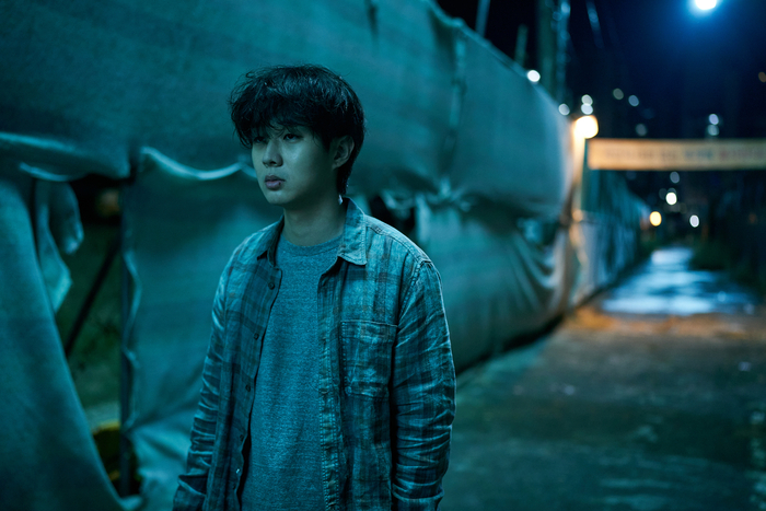 A scene from “A Killer‘s Paradox,” starring Choi Woo-shik (Netflix)