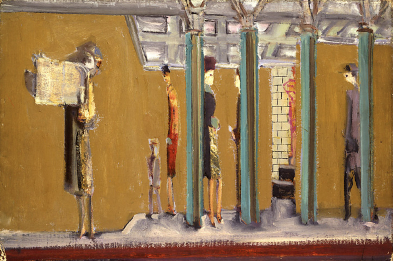 마크 로스코, 무제(지하철), 1937년경. [워싱턴 DC 국립미술관. 마크 로스코 재단 기증]