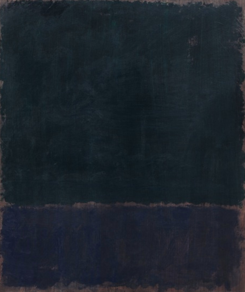 마크 로스코, 무제(검정 파랑), 1968. [필립스]