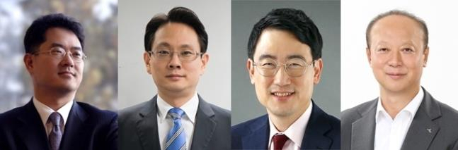 KT&G 사장후보추천위원회는 16일 차기 사장 후보 2차 숏리스트 4명을 확정했다. 이날 사추위에서 선정한 2차 숏리스트는 권계현 전 삼성전자 부사장(왼쪽부터), 방경만 현 KT&G 수석부사장, 이석주 전 AK홀딩스 사장, 허철호 현 KGC인삼공사 사장이다. [연합]