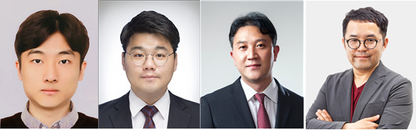 금병락(왼쪽부터) 포스텍 박사, 김홍진 상계백병원 박사, 장동균 상계백병원 교수, 김건화 KBSI 박사.[KBSI 제공]