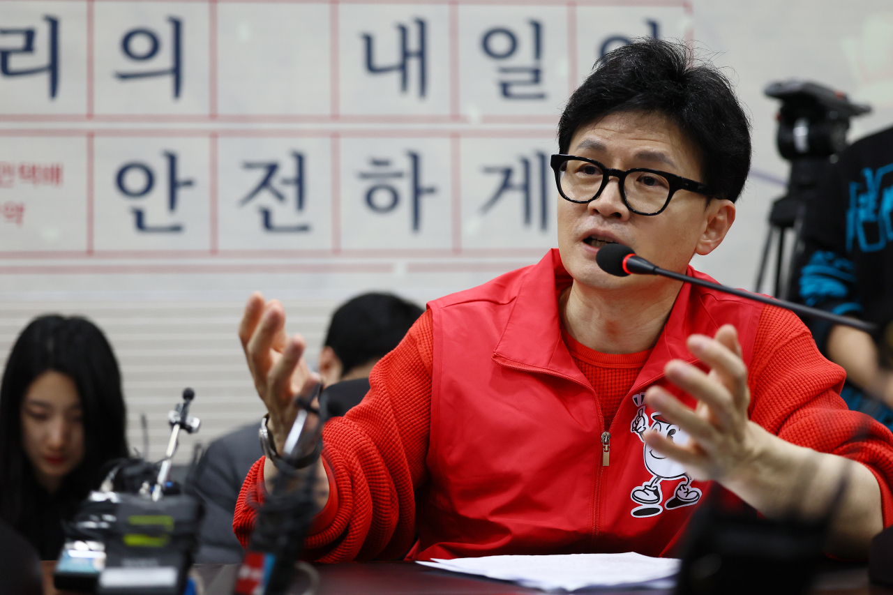 한동훈 국민의힘 비상대책위원장이 20일 서울 광진구 CCTV 관제센터에서 열린 '시민이 안전한 대한민국' 공약 발표에서 발언하고 있다. [공동취재]