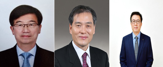 박성욱(왼쪽부터) 신임 사외이사 후보, 김기수 신임 사내이사 후보, 김준형 신임 사내이사 후보. [포스코홀딩스 제공]