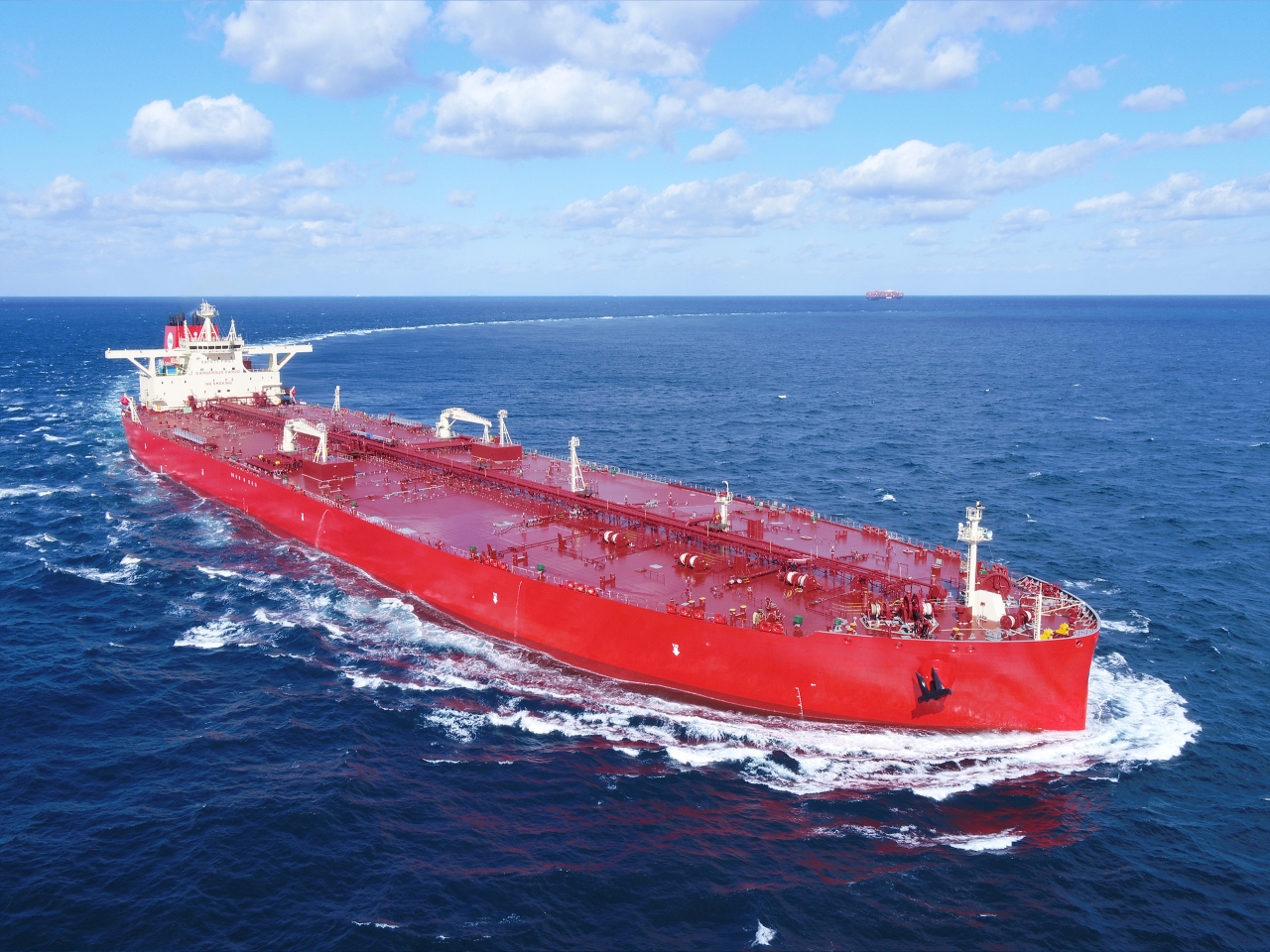 한화오션이 건조한 초대형 원유운반선(VLCC) [한화오션 제공]