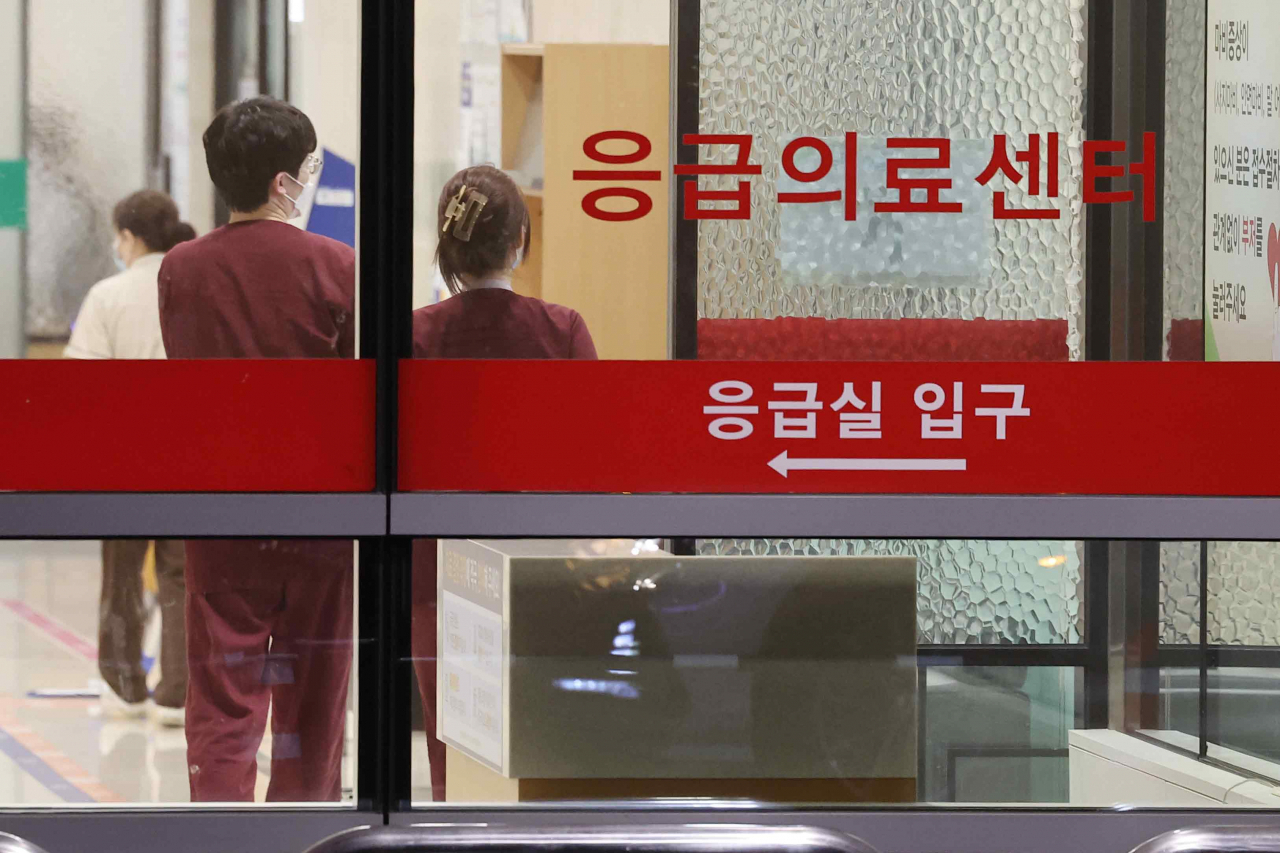 대학병원 응급실 자료사진. [연합]