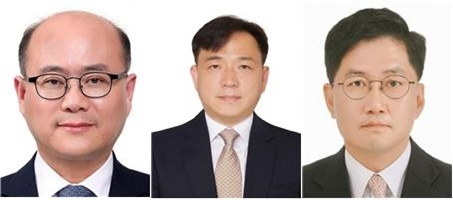 이창윤(왼쪽부터) 과학기술정보통신부 제1차관, 강도현 제2차관, 류광준 과학기술혁신본부장. [과학기술정보통신부 제공]