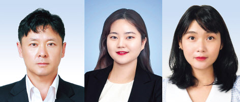 기초과학연구원(IBS)의 박주민(왼쪽부터) 연구위원(UST-IBS 스쿨 교수), 김호정 학생연구원(IBS-UNIST 석·박통합과정), 판튜이티엔 박사후연구원(UST-IBS) [기초과학연구원 제공]