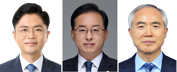 왼쪽부터 김광진 김경만 양부남[뉴시스]
