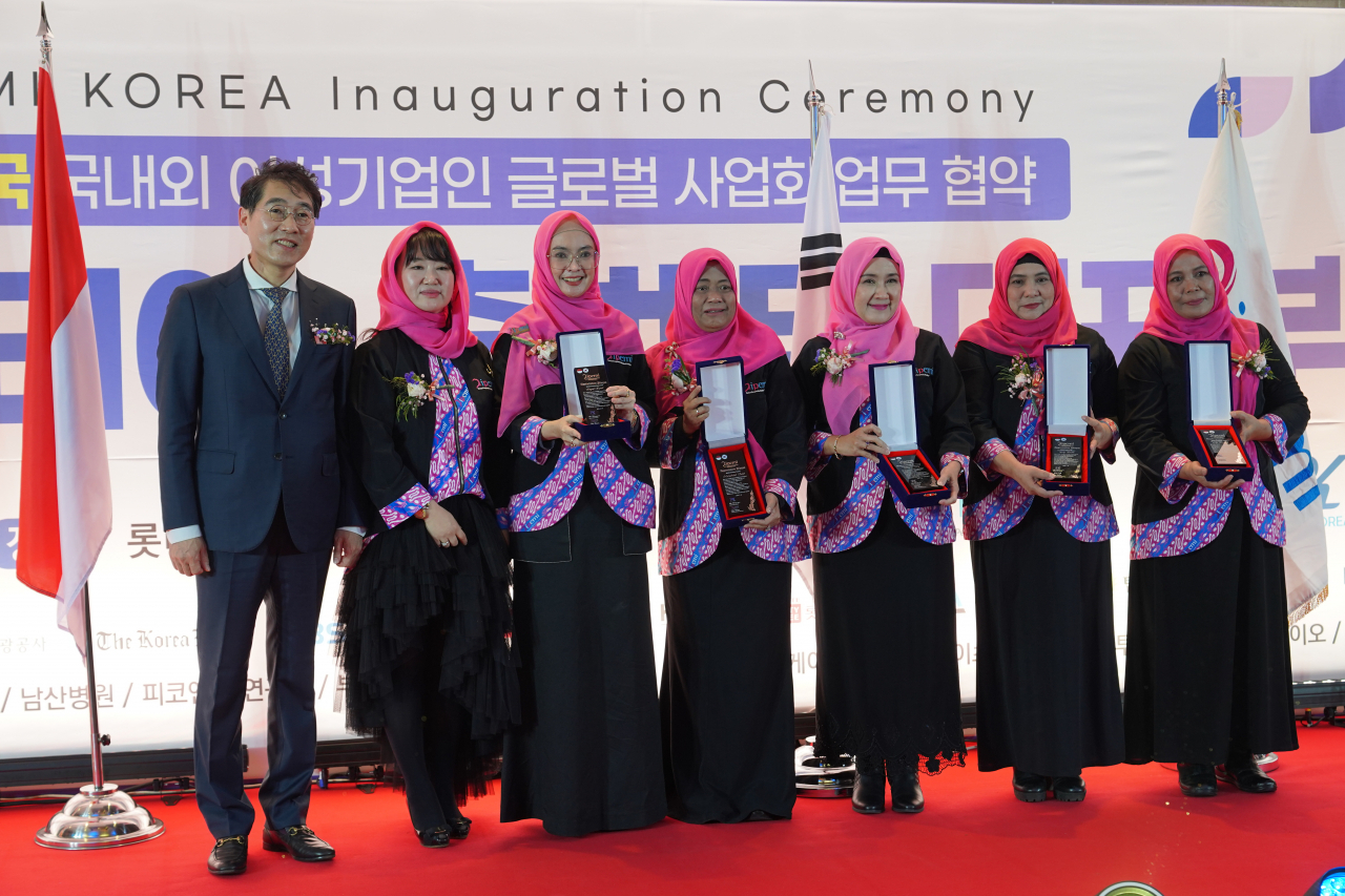 지난 23일 서울 중구 롯데호텔 서울에서 이페미코리아 출범 및 대표부 취임식이 개최되고 있다. [사진=파시픽코리아 제공]