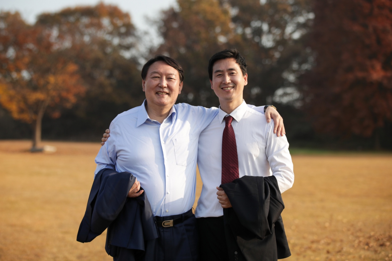 윤석열 대통령과 김기흥 예비후보 [김기흥 캠프 제공]