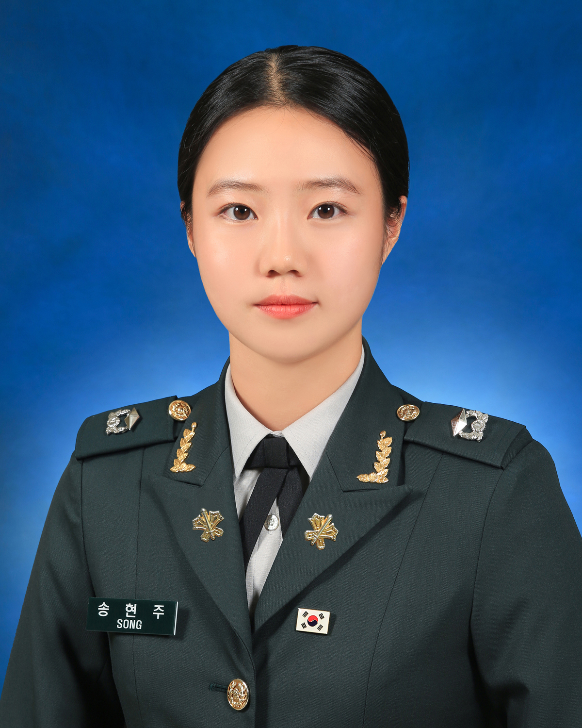 참전용사의 후손인 송현주 육군 소위.[육군 제공]