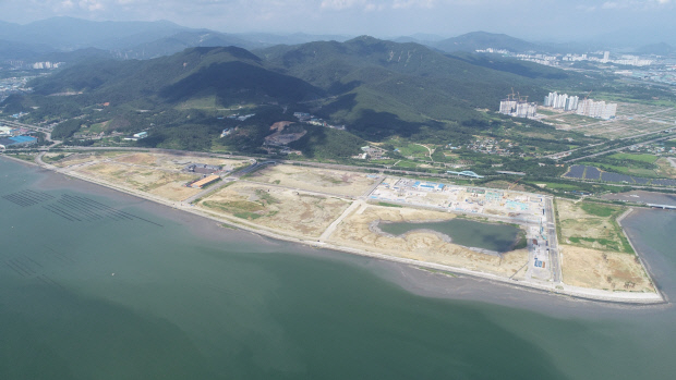 광양 황금산단 전경.