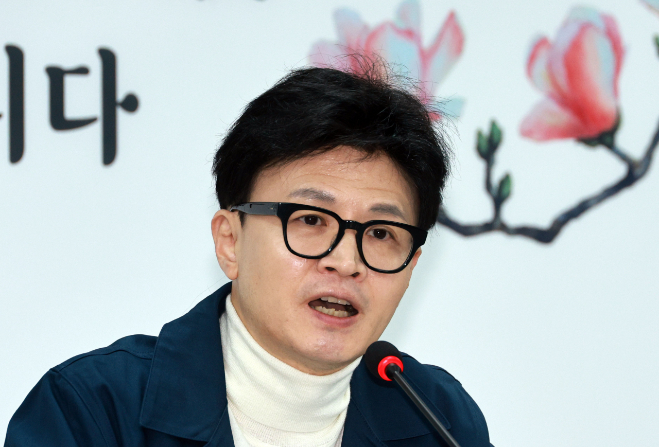 한동훈 국민의힘 비상대책위원장이 29일 오전 서울 여의도 국민의힘 중앙당사에서 열린 비상대책위원회의에서 발언하고 있다. [연합]